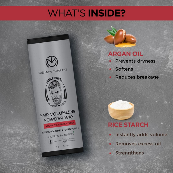 The Man Company Hair Volumizing Powder Wax - Distacart