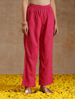 Thumbnail for trueBrowns Pink Gold Cotton Short Co-Ord Set - Distacart