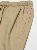 Thumbnail for Fabmade Men's Khaki Cotton Linen Pyjama - Distacart