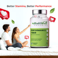 Thumbnail for Health Veda Organics Performance Timer Veg Capsules For Men - Distacart