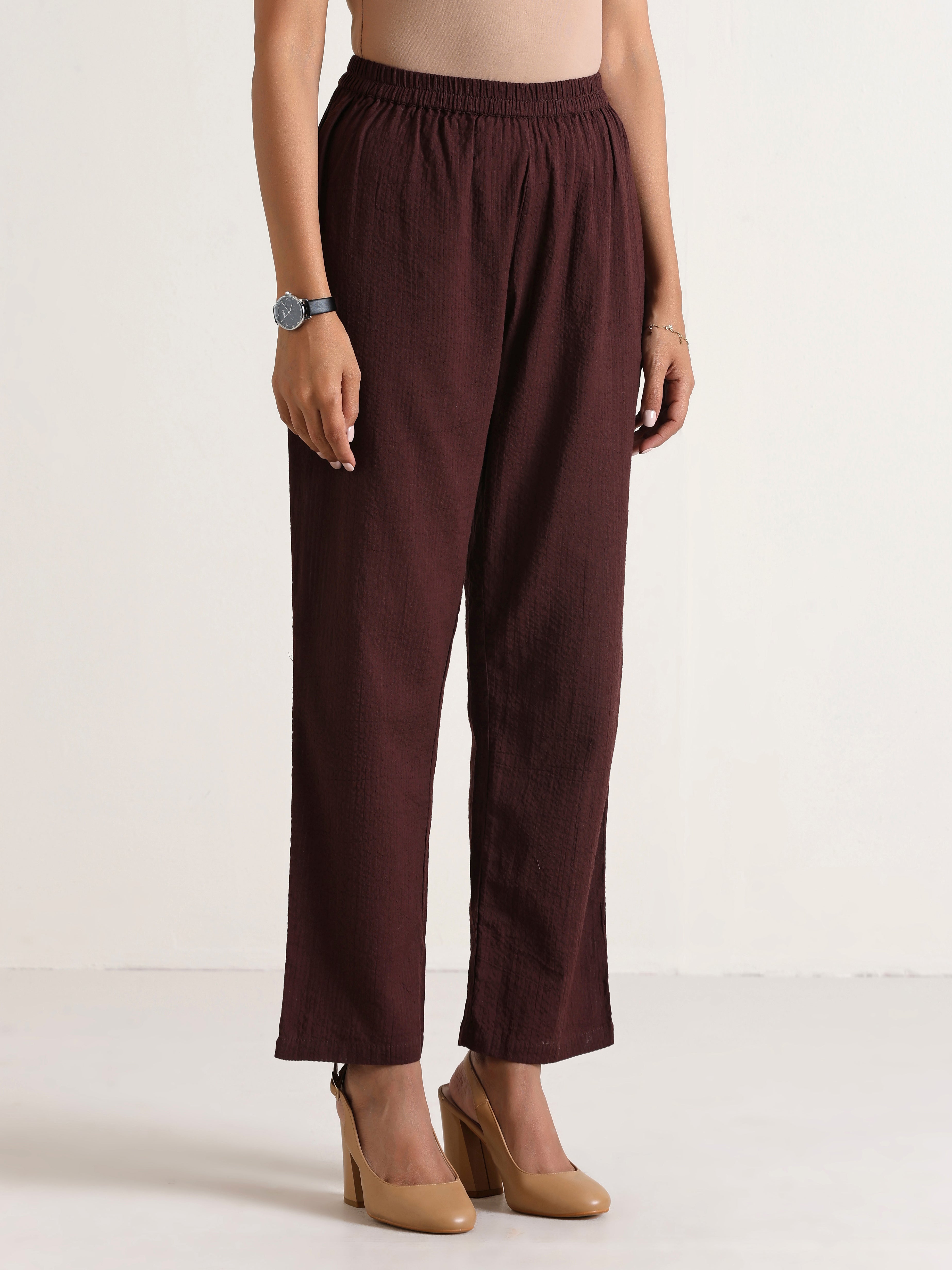 trueBrowns Cola Brown Relaxed Fit Co-Ord Set - Distacart