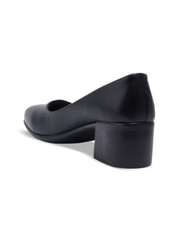 Thumbnail for ELLE Round Toe Block Pumps