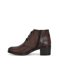 Thumbnail for Delize Women Mid Top Block Heel Derby Regular Boots