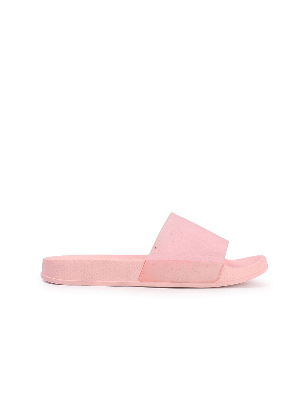 DressBerry Women Pink Embellished Sliders