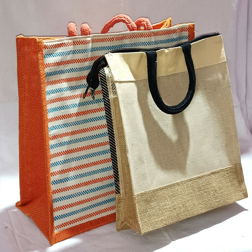 Jute Ladies Fashion Bags Combo - Big & Small - Distacart