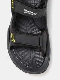 Thumbnail for Roadster The Lifestyle Co Men Black Sports Sandals