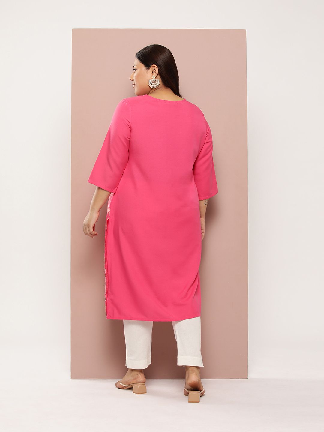 Sztori Plus Size Ethnic Printed Kurta - Distacart