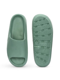 Thumbnail for Roadster The Lifestyle Co. Women Green Sliders Flip Flops