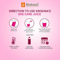 Thumbnail for Krishna's Herbal & Ayurveda She Care Juice for Women Wellness