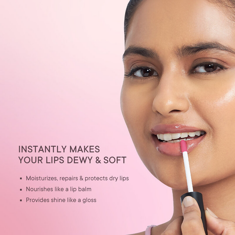 Quench Illuminating Lip Oil with Cherry Blossom & Pearl Extracts For Shiny Hydrated Lips
