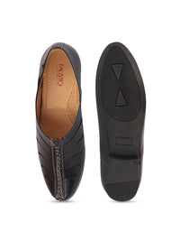 Thumbnail for FAUSTO Men Textured Laser Cut Lightweight Mojaris