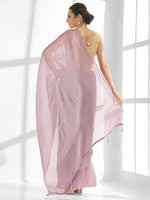 Thumbnail for Mitera Embellished Sequinned Pure Chiffon Saree - Distacart