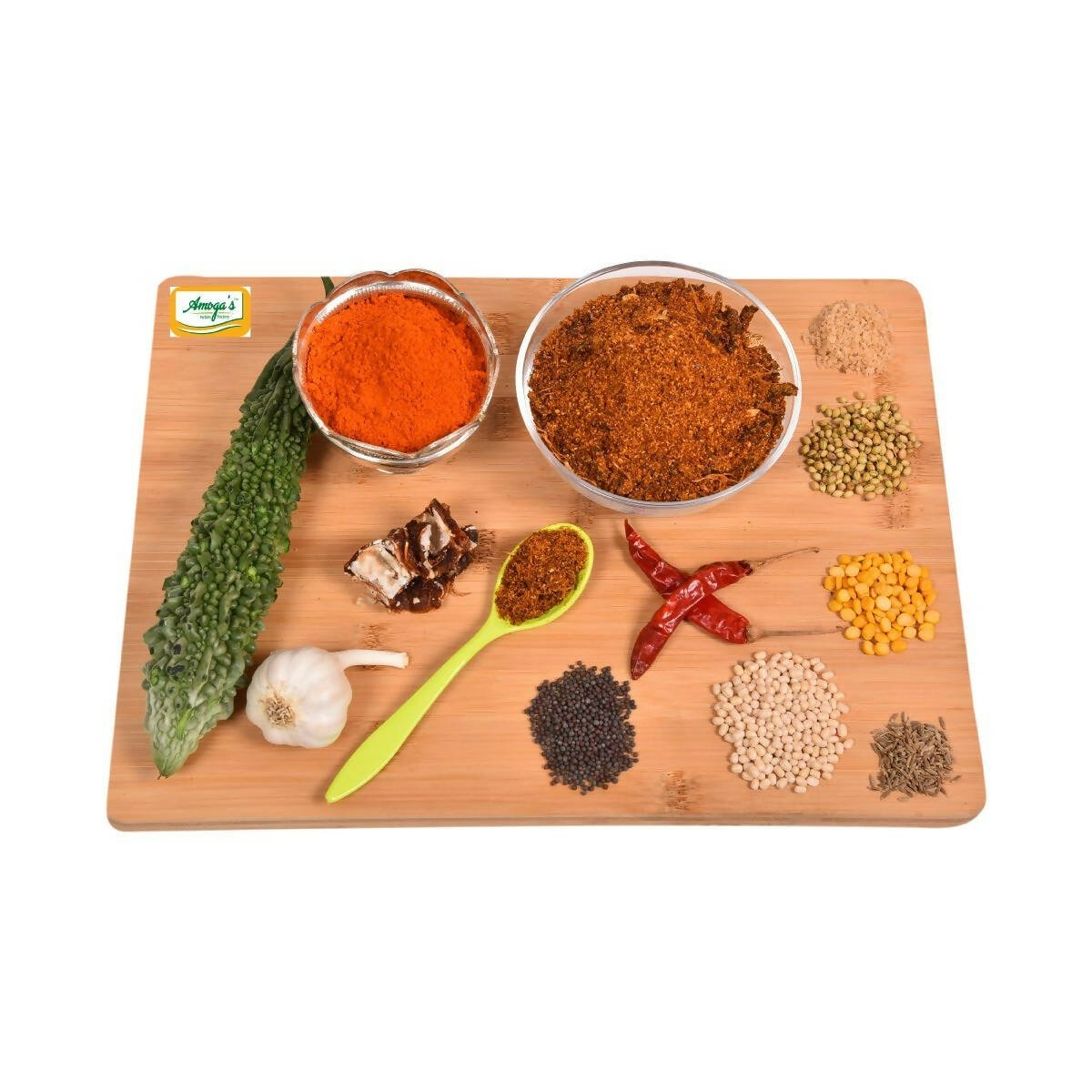 Amoga's Pickles Factory Bitter Gourd Kakarakaya Karam Podi - Distacart