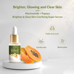 Thumbnail for Lotus Botanicals Niacinamide & Papaya Brighten & Glow Skin Clarifying Super Serum - Distacart
