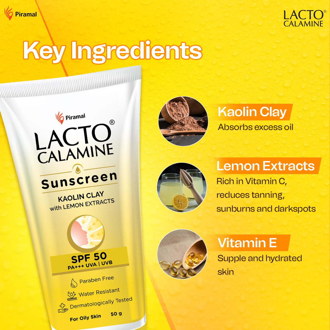 Lacto Calamine Daily Sunshield Matte Look Sunscreen SPF 50 PA +++ - Distacart
