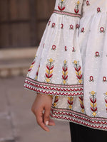 Thumbnail for Juniper Women's Multi Floral Printed Pure Cotton Tunic With Pants - Distacart