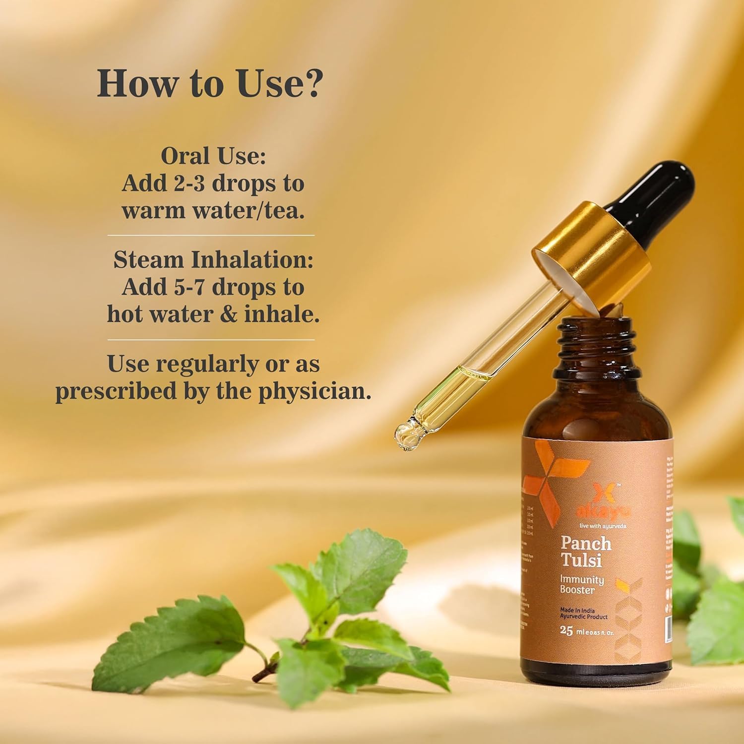 Ashpveda Panch Tulsi Oil - Distacart