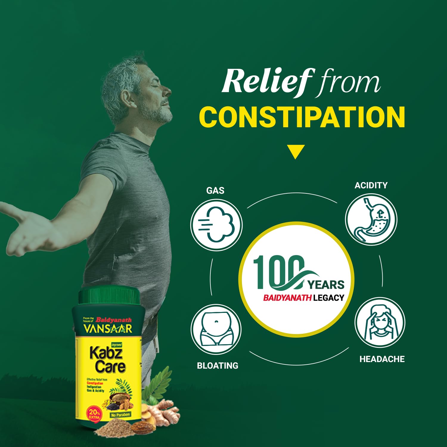 Baidyanath Kabz-Har Ayurvedic Laxative Powder - Distacart