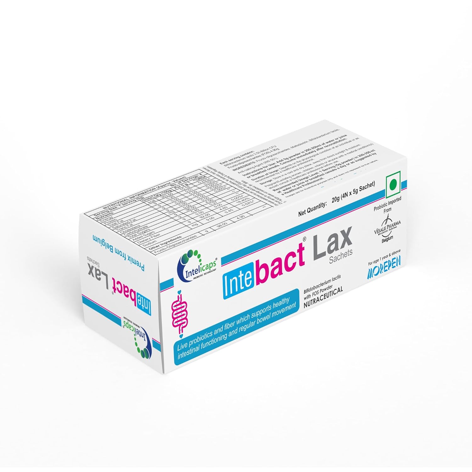 Dr. Morepen Intebact Probiotic Laxative – Best Solution For Constipation Relief