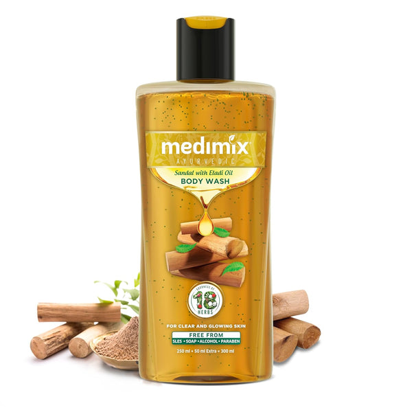 Medimix Ayurvedic Sandal Body Wash With Eladi Oil - Distacart