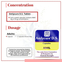 Thumbnail for Aimil Ayurvedic Amlycure DS Capsules - Distacart