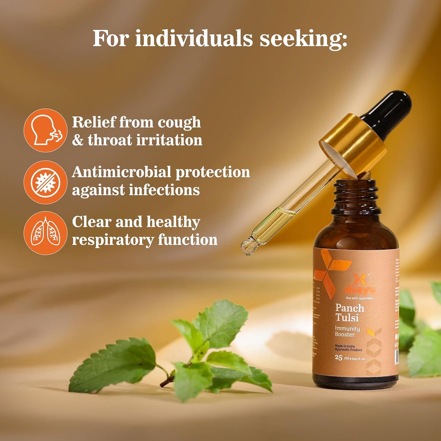 Ashpveda Panch Tulsi Oil - Distacart