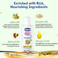 Thumbnail for Chicco Baby Moments Massage Oil For Moisturised Skin, Nourished Hair & Scalp - Distacart