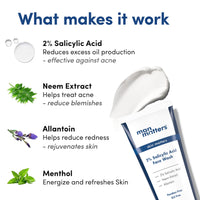 Thumbnail for Man Matters Clear 2% Salicylic Acid Face Wash for Men, Paraben & SLS Free - Distacart