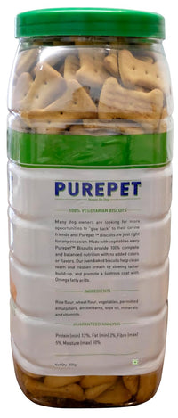 Thumbnail for Purepet Vegetarian Biscuits - Jar - Distacart
