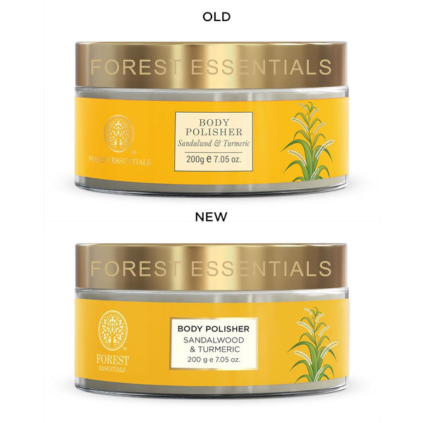 Forest Essentials Body Polisher Sandalwood & Turmeric - Distacart