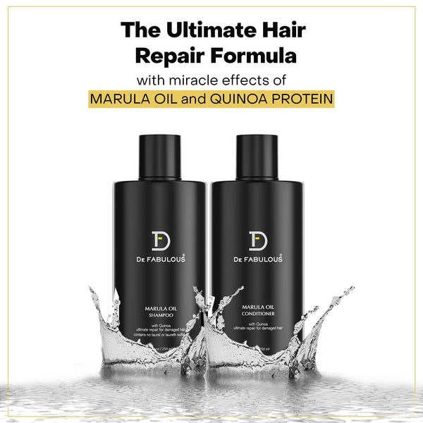 De Fabulous Marula Oil Shampoo + Conditioner Combo - Distacart