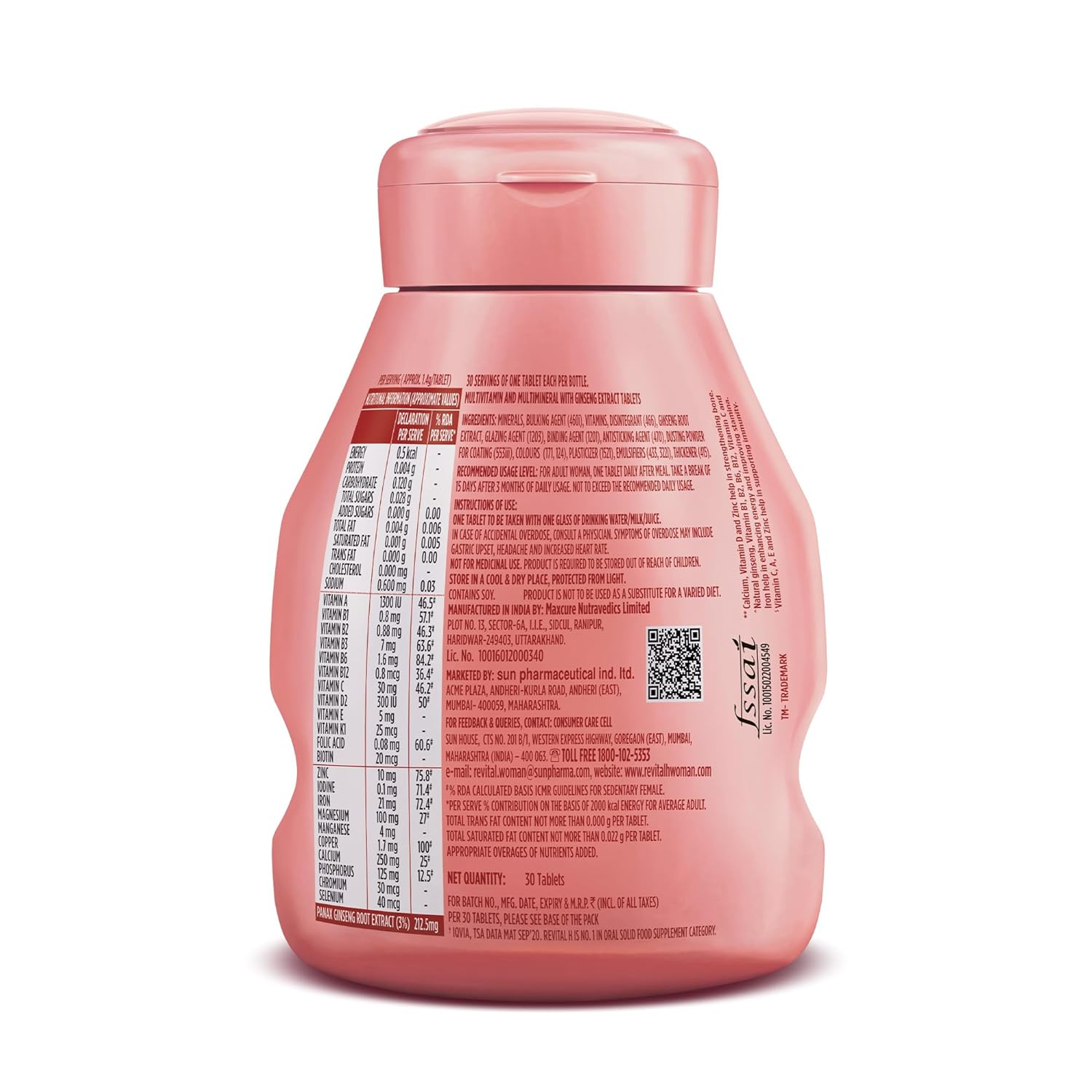 Revital H Women For Daily Health - Distacart