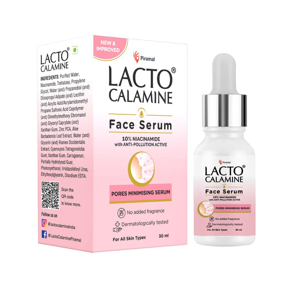 Lacto Calamine 10% Niacinamide Face Serum - Distacart