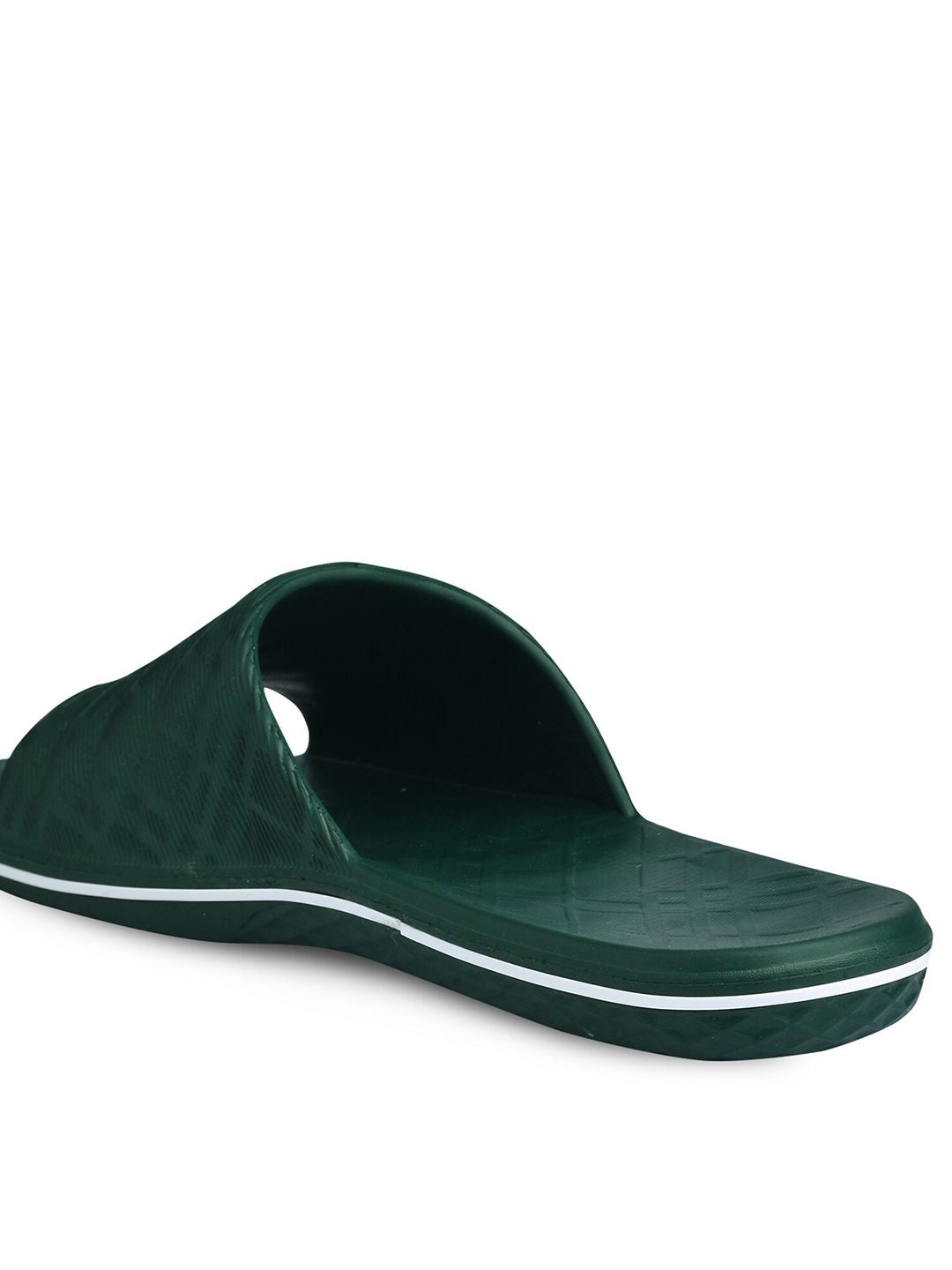 Paragon Men Green & White Rubber Sliders