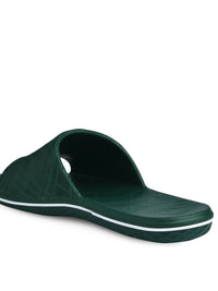 Thumbnail for Paragon Men Green & White Rubber Sliders