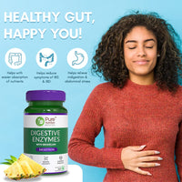 Thumbnail for Pure Nutrition Digestive Enzymes with Bromelain Veg Capsules - Distacart
