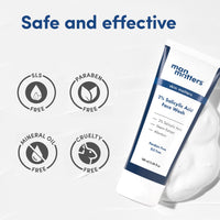 Thumbnail for Man Matters Clear 2% Salicylic Acid Face Wash for Men, Paraben & SLS Free - Distacart