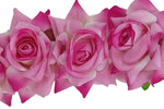 Thumbnail for Baby Pink Velvet Rose Gajra