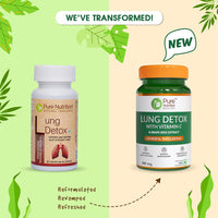 Thumbnail for Pure Nutrition Lung Detox with Vitamin C & Grape Seed Extract Veg Capsules - Distacart