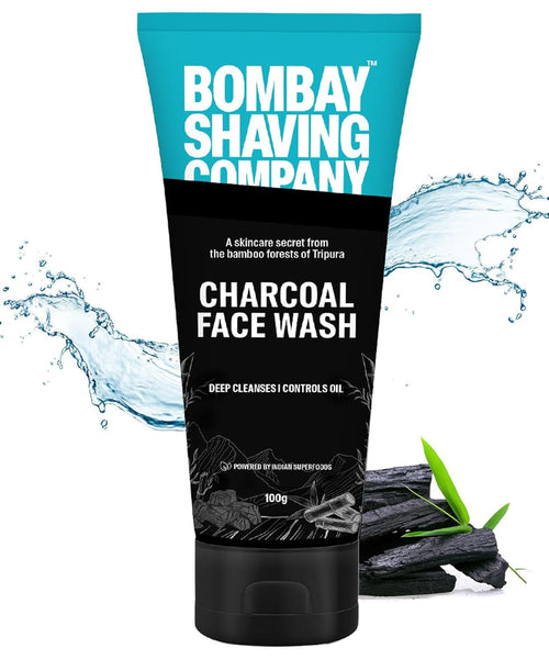 Bombay Shaving Company Charcoal Face Wash for Men Anti Pollution, Oil Control and Brightening - Distacart