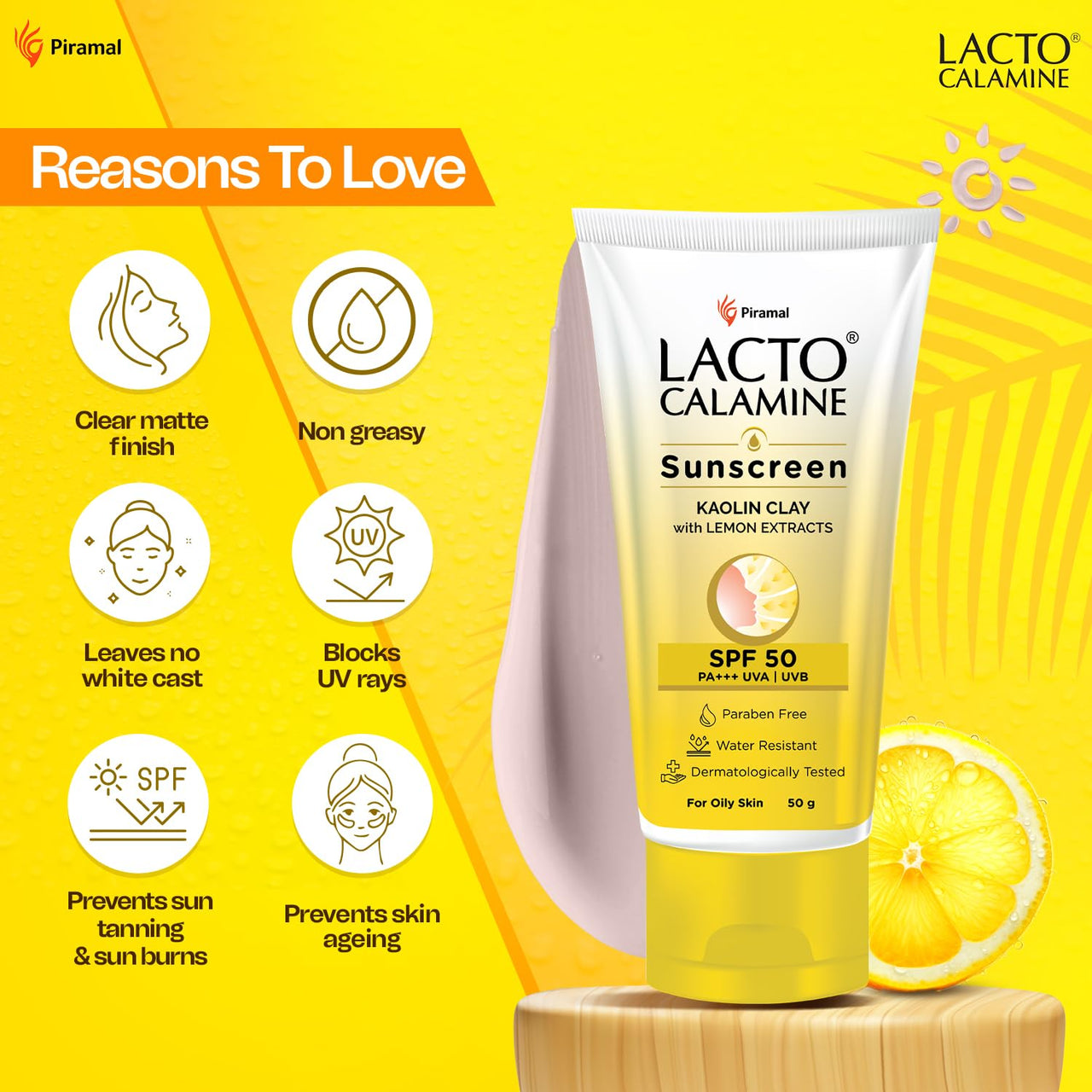 Lacto Calamine Daily Sunshield Matte Look Sunscreen SPF 50 PA +++ - Distacart