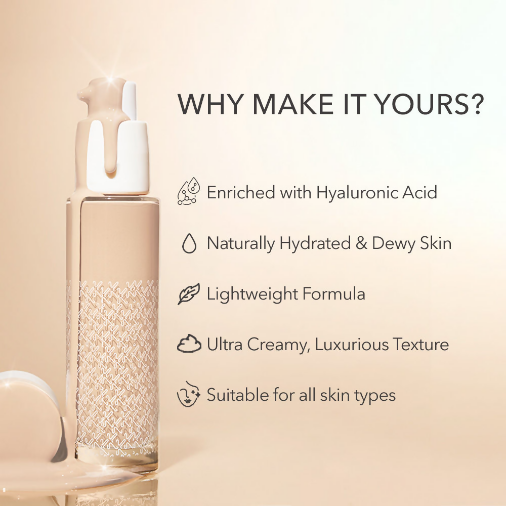 Kay Beauty By Katrina Kaif Hydrating Foundation - 115P Light - Distacart