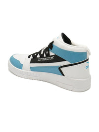 Thumbnail for ASIAN Men Trazan Mid Top Colourblocked Lightweight Comfort Insole Basics Sneakers