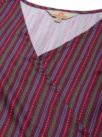 Thumbnail for Anouk Women Floral Printed Angrakha Kurta with Palazzos - Distacart