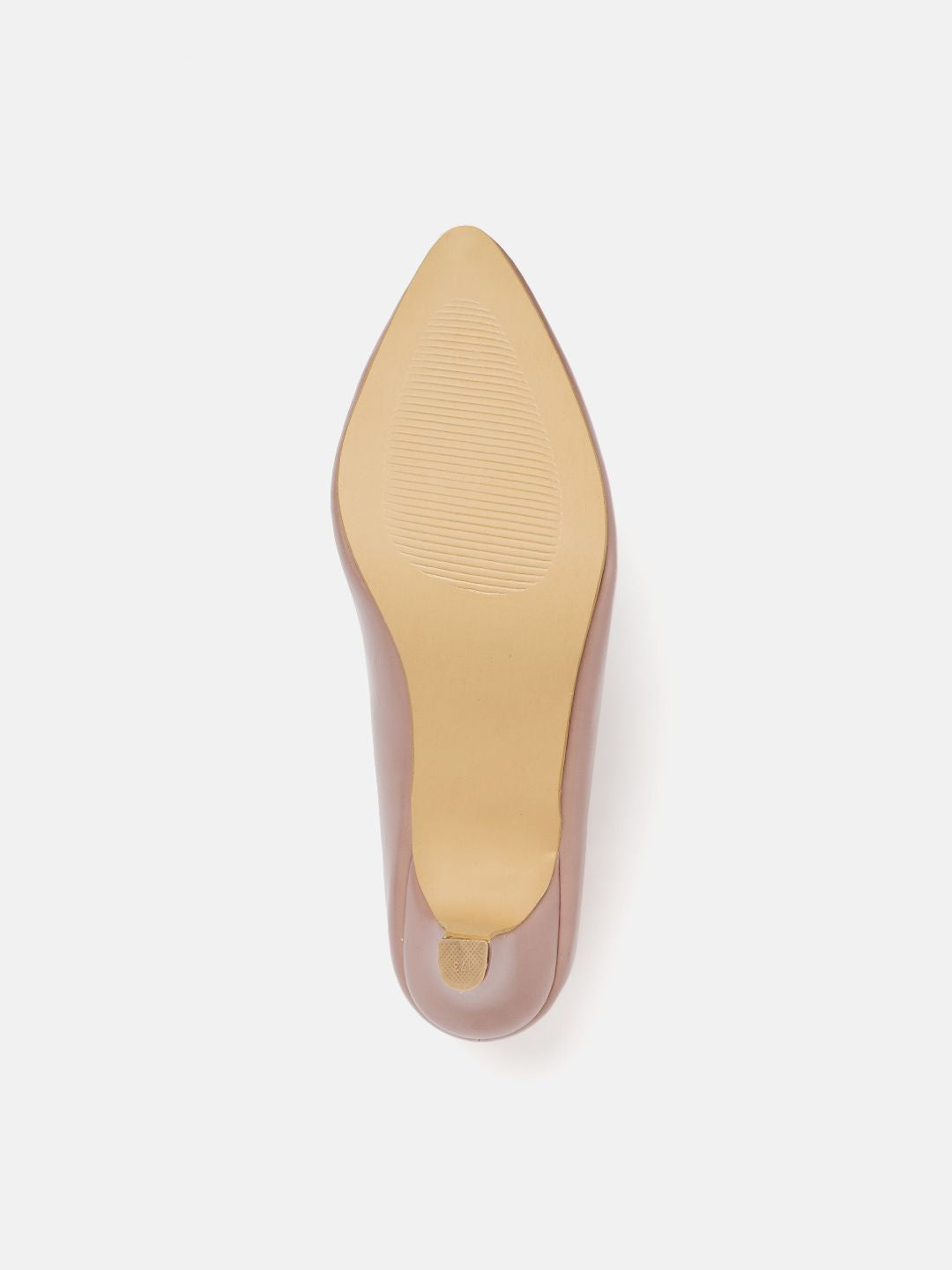 ELLE Mauve Solid Kitten Pumps