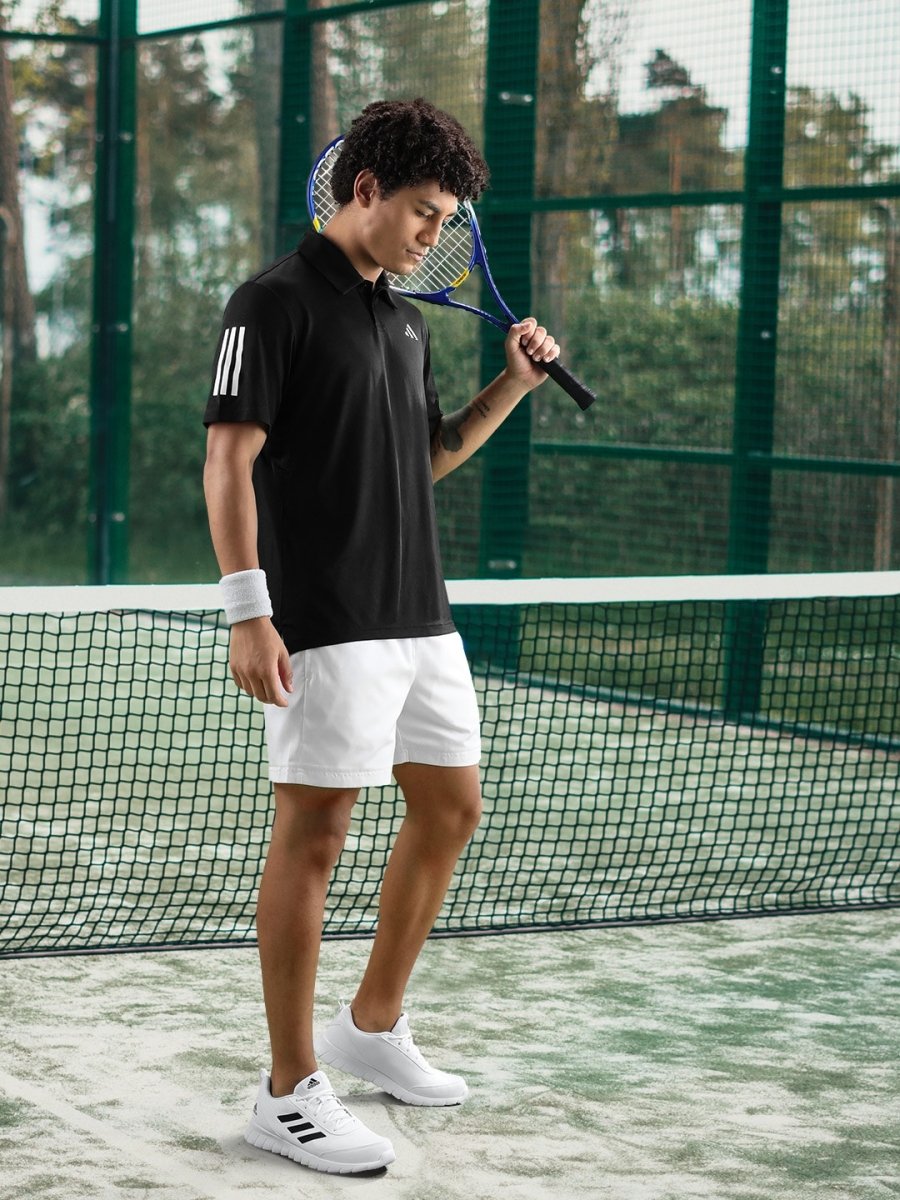Adidas 3-Stripe Club Polo T-shirt - Distacart