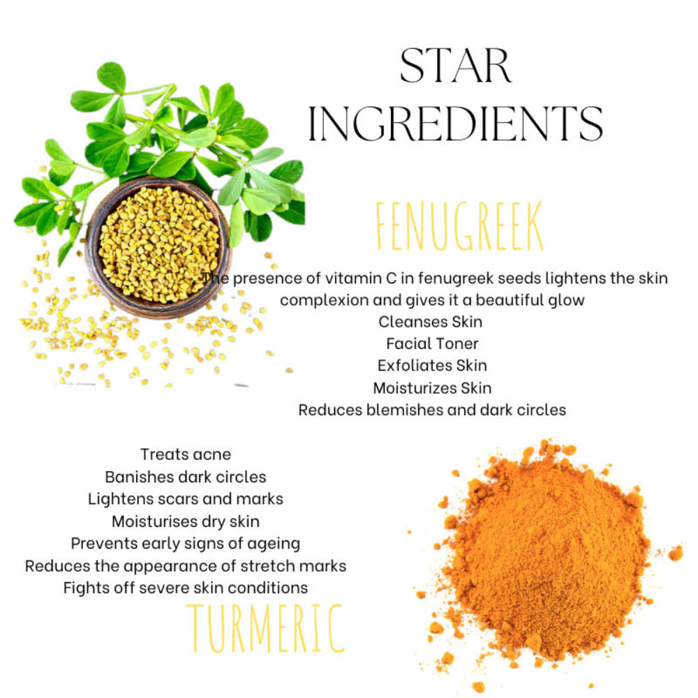 Ecoberry Fenugreek Turmeric Face Cream - Distacart