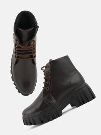 Thumbnail for Roadster The Lifestyle Co Women Block-Heeled Chunky Boots