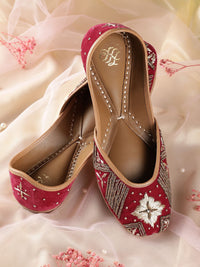 Thumbnail for House of Pataudi Women Embellished Mojaris