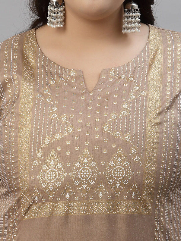 Sztori Ethnic Motifs Printed Regular Kurta with Palazzos - Distacart